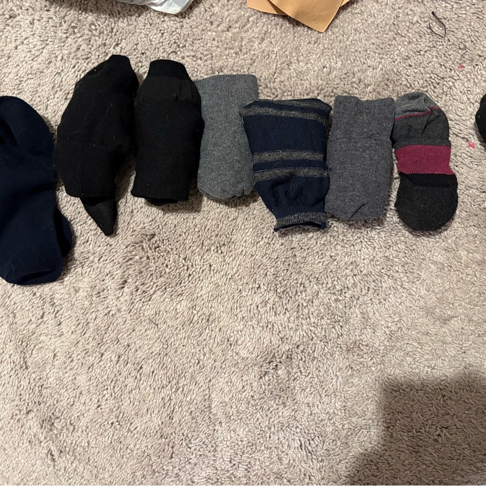 Polo by Ralph Lauren Men's Socks bundle - Black, Gray, and Blue